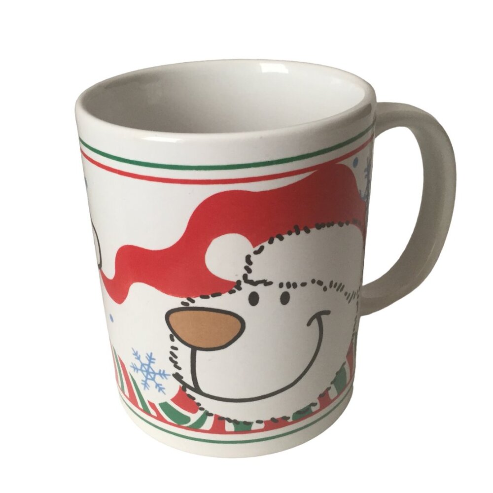Noel Santa bear coffee mug dishwasher and microwave safe - Holiday 1123-432